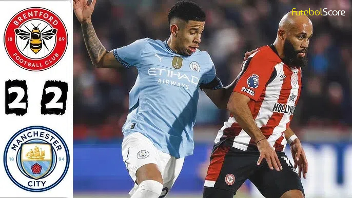 Resultado | Brentford 2-2 Manchester City